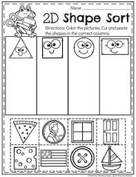 Shapes Worksheets Planning Playtime Shapes Worksheet Kindergarten Shapes Preschool Shapes Kindergarten