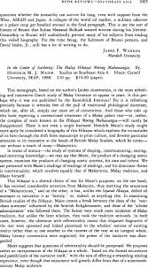 Yusry abdul halim produced by : In The Center Of Authority The Malay Hikayat Merong Mahawangsa By Hendrik M J Maier Studies On Southeast Asia 4 Ithaca Cornell University Seap 1988 210 Pp 14 00 Paper The Journal Of Asian Studies Cambridge Core