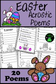 Easter Acrostic Poems Easter Writing Activity Easter Writing Activity Cool Writing Easter Writing