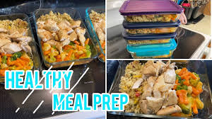 Cauliflower rice, tabbouleh, seasoned chicken breasts, hummus, baba ganoush, kalamata olives…. Healthy Meal Prep Honey Lime Chicken Couscous Quinoa Veggies Youtube