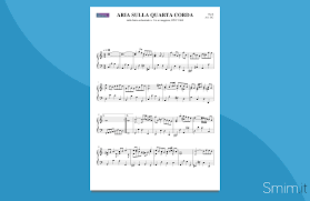 Qui sotto invece, potete ascoltarne un'altra versione, moderna e tradizionale al tempo stesso, di david garrett. Aria Sulla Quarta Corda Spartito Per Pianoforte