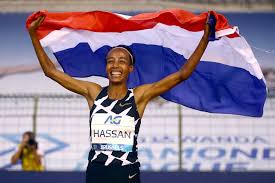 Hassan was aided by technology that lit up the track on world record pace as she ran. Hassan Takes More Than 10 Seconds Off Ayana S World 10 000m Record In Hengelo