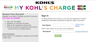 Customers can pay kohl's charge card bill with a single tap using apple pay. Kohl S Credit Card Login