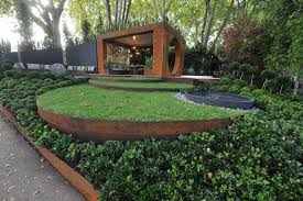 I Like The Levels And Pond Feature Conversation By Paal Grant Designs In Landscaping Peyzaj Tasarimlari Peyzaj Bahce
