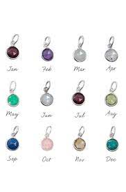 birthstone charms to go with initial necklace birthstone charms birthstones personalized charm necklace