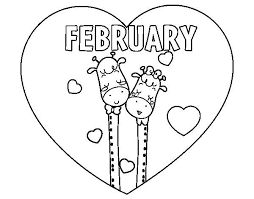 Print and share by email your custom drawings with family and friends and send designs to your own email to continue colouring at anytime. February Coloring Pages Best Coloring Pages For Kids