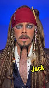 Pirate Makeup Men Scratches