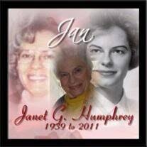 Janet Humphrey Obituary