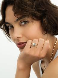 Luxury Button Back Rings