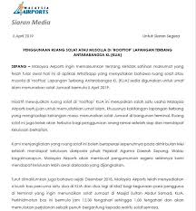 Senarai waktu solat kl bagi tahun 2021. Penggunaan Ruang Solat Atau Musolla Di Malaysia Airports Facebook