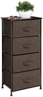 Buy stock sizes or we build to order any size! Amazon Com Mdesign Vertical Dresser Storage Tower Sturdy Steel Frame Wood Top Easy Pull Fabric Bins Organizer Unit For Bedroom Hallway Entryway Closets Textured Print 4 Drawers Espresso Dark