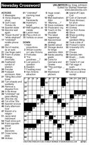Keep in mind that our website contains over 3 million solved clues so if there's something you can't find right away, you can always use the search on the right or on the bottom of the website. Newsday Crossword Puzzle For Apr 07 2021 By Stanley Newman Creators Syndicate