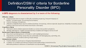 Check spelling or type a new query. Borderline Personality Disorder Clinical Psychology Ppt Download