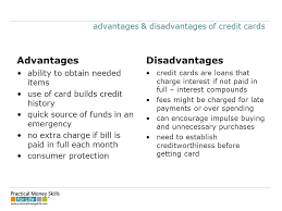 Credit cards have both pros and cons, but they still do more good than harm at the end of the day. Teens Lesson Eight Credit Cards Presentation Slides 04 Ppt Download