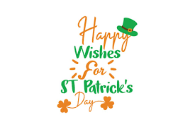 Download Happy Wishes For St Patrick S Day Quote Svg Cut Graphic By Thelucky Creative Fabrica PSD Mockup Templates