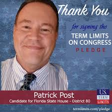 Patrick Post Pledges to Support Congressional Term Limits