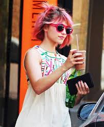 Dianna Agron Reveals Secret Behind Pink Hair In 2020 Dianna Agron Pink Hair Natural Hair Styles Easy