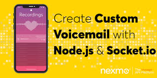 create custom voicemail with node js