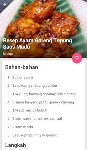 Resep masak tempe goreng bumbu kunyit, tempe g. Resep Ayam Goreng Tepung Para Android Apk Baixar