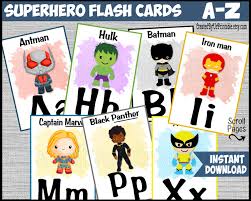Join the ultimate console racing experience with asphalt 9 legends in fast cars driving around routes all around the. Superhero Printable Alphabet Flashcards Abc Superhero Memory Etsy Sweden