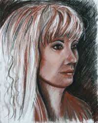 Drawing Debra Darnell 2-24-17 — The Pretentious Cleveland Portrait Artists.