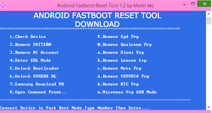 1.now turn off your phone. Download Android Fastboot Reset Tool V1 2 Latest Version By Mohit Kkc