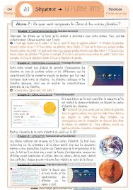 Pour Commencer Ce Premier Jour De Vacances Voici Ma Sequence Sur La Planete Terre Concue Et Realisee Lors Le Systeme Solaire Cm1 Systeme Solaire Sciences Cm1