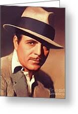 Warner Baxter, Vintage Actor #1 Painting by Esoterica Art Agency