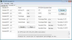 Ktu has simplified its way of calculating cgpa. Gtu Information
