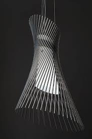 Loomiosa Diva Colour Rain Pendant Materials Anodized Metal 3d Printed Polyamide Sls White Glass Shade Sizes D44xh74 D56xh95 Cm Aluminium Colours