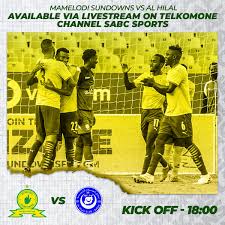 Mamelodi sundowns is a football club from south africa, founded in 1970. Mamelodi Sundowns Fc On Twitter Broadcasting Announcement Today S Totalcafcl Clash Against Al Hilal Will Be Available Via Livestream On The Telkomone Streaming Service Channel Sabc Sport To Watch Today S
