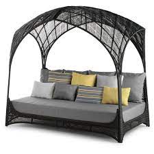 When does the abba patio daybed with canopy come out? New Pieces From Kenneth Cobonpue Modern Patio Furniture Outdoor Daybed Canopy Bedroom