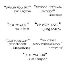 But it's also just meant to be a fun list to remind everyone of. Pin By Norma Galindo On Bts Bts Quotes Bts Funny Bts Memes Hilarious