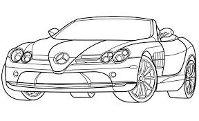 Retrouvez des voitures à colorier : Coloriage Voiture De Luxe Used Mercedes Cars Coloring Pages Coloring Home