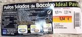 Palitos Salados De Bacalao Ideal De Pavías