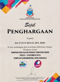 .kementerian perdagangan, kementerian perindustrian, kementerian pariwisata dan ekonomi kreatif, dan asosiasi terkait yakni himpunan industri mebel dan kerajinan indonesia (himki) dan dewan kerajinan nasional (dekranas), serta didukung oleh centre for promotions of imports from. About Best Event Management In Sabah