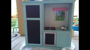 #3 is a rustic option that sits on wheels for easy transport. 18 Homemade Kids Kitchen Plans You Can Diy Easily