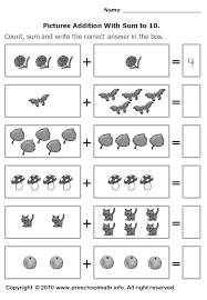 addition subtraction numbers 1 10 kinder lessons blendspace