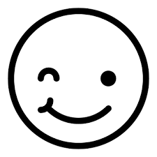 Wink Icon Interface Smileys Ideogram Faces People Emoticons Feelings Emoji Wink Emoji Icon Free Icons