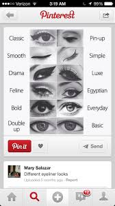 eye chart these make up eyes get confusing help keep them