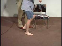 Tandem gait is a gait (method of walking or running) where the toes of the back foot touch the heel of neurologists sometimes ask patients to walk in a straight line using tandem gait as a test to help. Abnormal Coordination Exam Tandem Gait Youtube