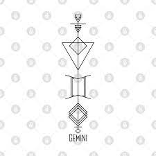 Gemini Zodiac T Shirt Teepublic In 2021 Gemini Zodiac Tattoos Gemini Sign Tattoo Gemini Tattoo