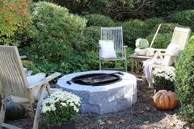 They source their granite from countertops discarded by contractors. How A Granite Fire Pit Completed The Look Of A New England Family S Nantucket Style Backyard Retreat
