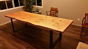 Live Edge Douglas Fir Table Table Dining Table Countertops