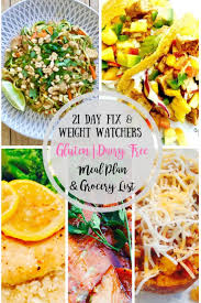 157 grocery list templates are collected for any of your needs. 21 Day Fix Meal Plan Grocery List 14 Gluten Free Dairy Free Favorites Weight Watchers Freestyle Confessions Of A Fit Foodie