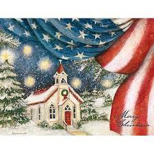 An American Christmas Christmas Cards Other Walmart Com In 2020 Boxed Christmas Cards Lang Christmas Cards Patriotic Christmas