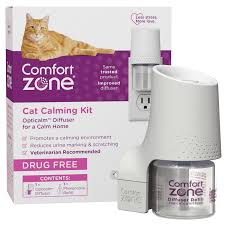 Cat Calming Pheromone Diffuser and Spray 3-in-1 Stress Relief Kit