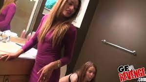 Me and your girlfriend playing dress up in my house. Horny Girlfriend And Her Younger Sister Sharing One Cock In The Bathroom