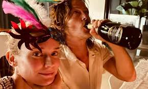 Diane kruger and norman reedus out in new york 01/23/2021. Diane Kruger And Norman Reedus Ring In The New Year With Some Champagne And Funny Masks Daily Mail Online