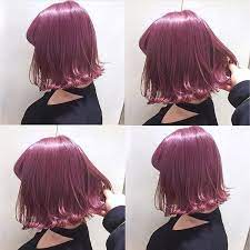 cassis pink やっぱピンクはずっと人気ね ピンクボブ カシスピンク ラベンダーピンク カラフルヘア ピンク 髪型